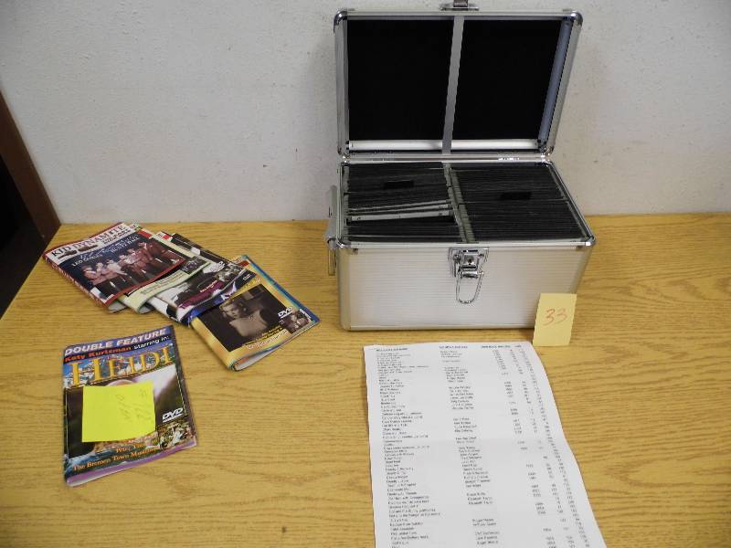 lot 33 image: Case with DVDs