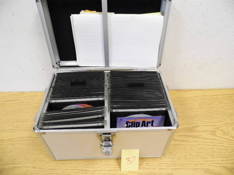 lot 37 image: Case with Computer Programs