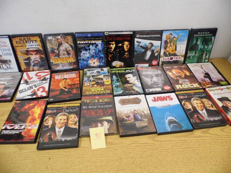 lot 38 image: DVDs