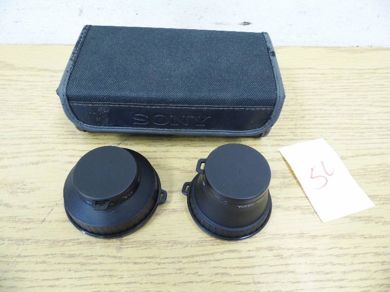 lot 50 image: Camera Lenses with Case