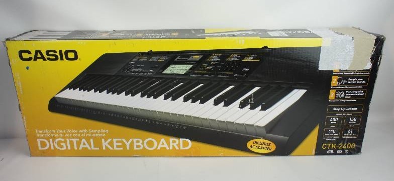 Casio 61-Key Personal Keyboard with Built-In Microphone