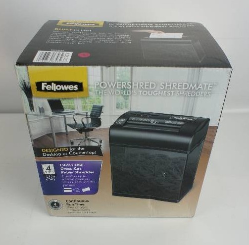 Fellowes Powershred Shredmate Paper Shredder - Black