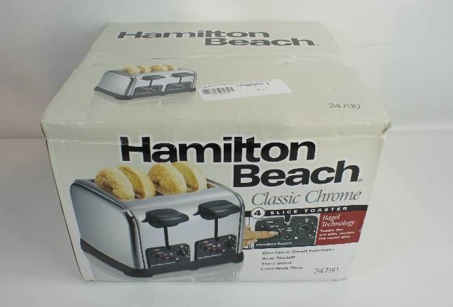 Hamilton Beach Classic Chrome 4-Slice Toaster - Chrome