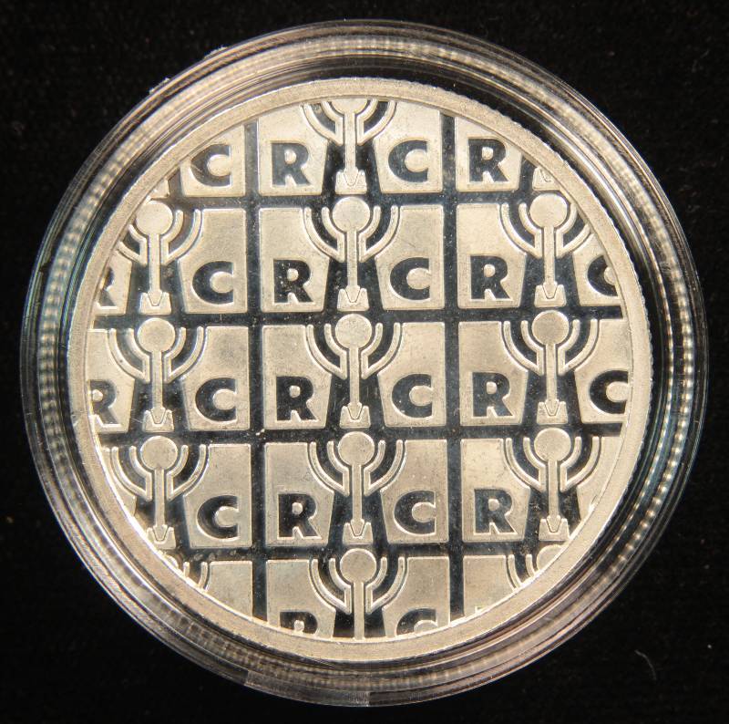 1 TROY OZ. .999 FINE SILVER REPUBLIC METALS IN AIRTITE HOLDER