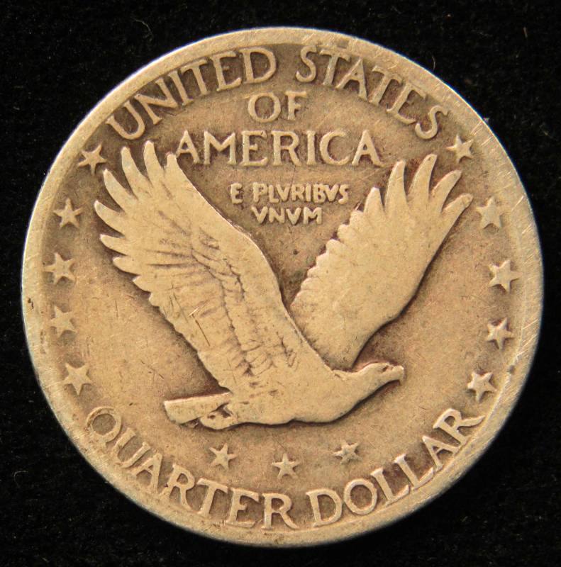1926 STANDING LIBERTY SILVER QUARTER VF