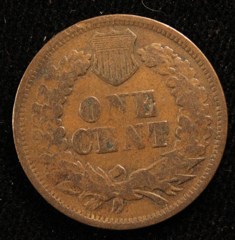 1867 INDIAN HEAD CENT VG DETAILS