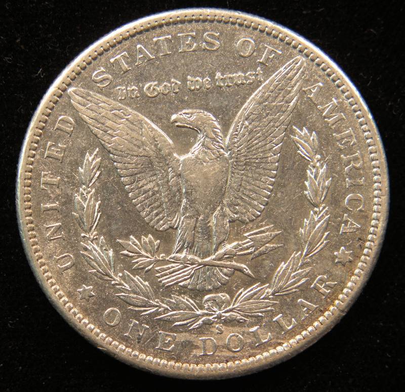 1897 S MORGAN SILVER HALF DOLLAR STRONG AU
