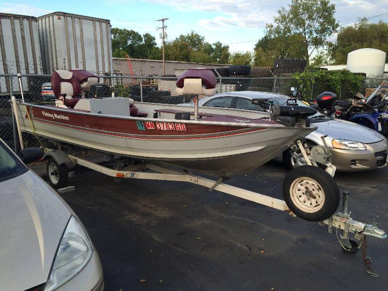 1988 Sylvan 16ft Fishing Boat