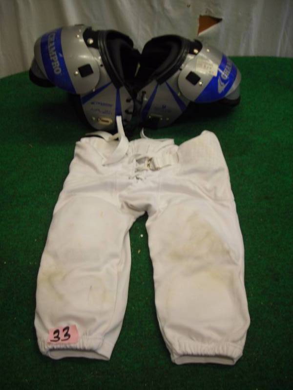 lot 33 image: Football Pants & Shoulder Pads