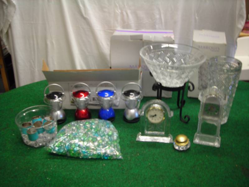 lot 32 image: Marquis By Waterford Crystal Vase & Bowl