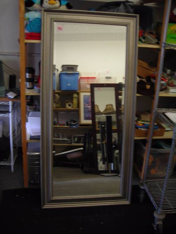 lot 42 image: Framed Mirror 31x65