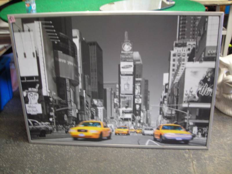 lot 51 image: Framed Picture 55x40