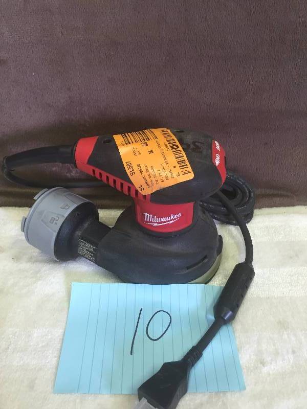 Milwaukee Sander Woorks, missing dust bag