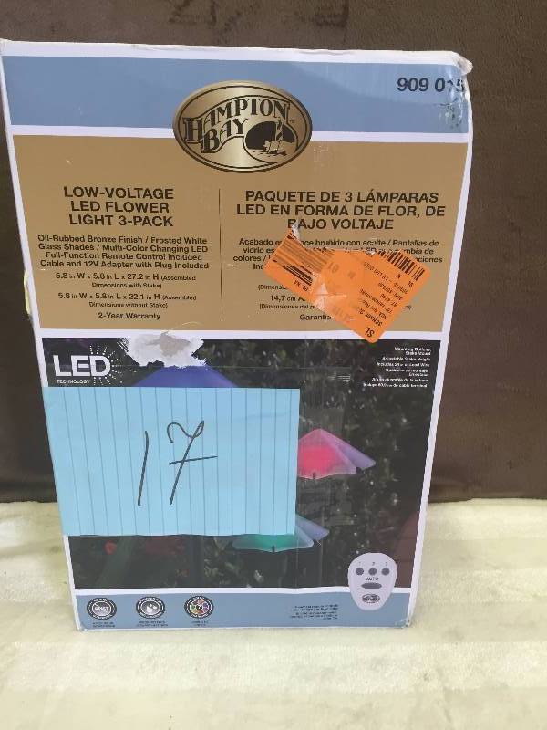 Low Voltage LED Flower Light 3 Pk