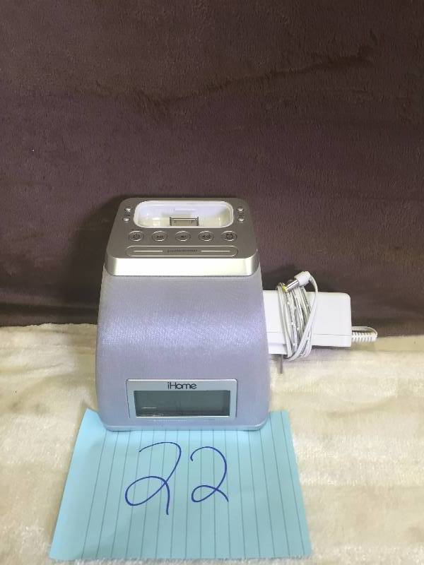 iHome Ipod dock and clock station