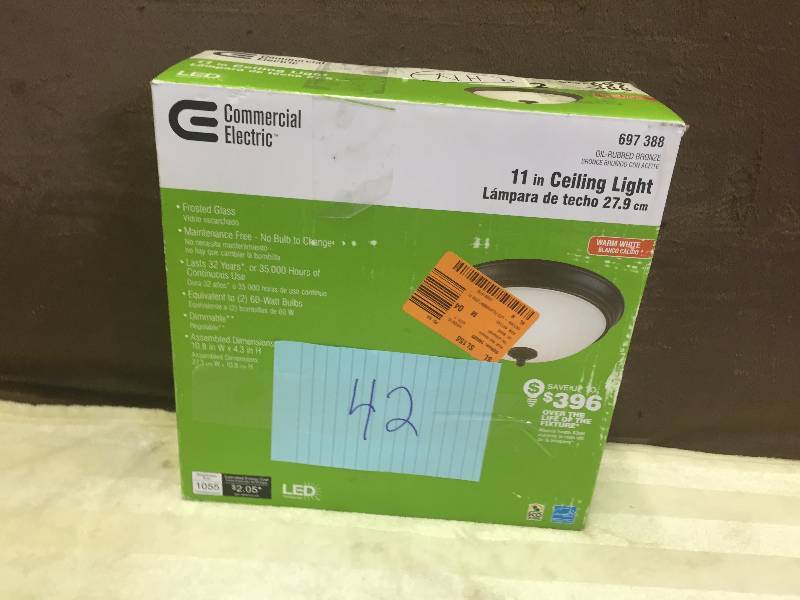Commercial Electric 11 in Ceiling Light