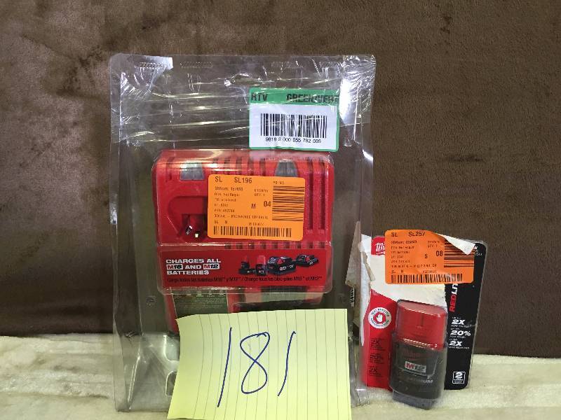 Milwaukee Charger and 12 volt Battery