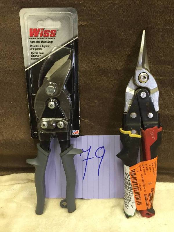 lot of 2 Pipe and Duct Snip