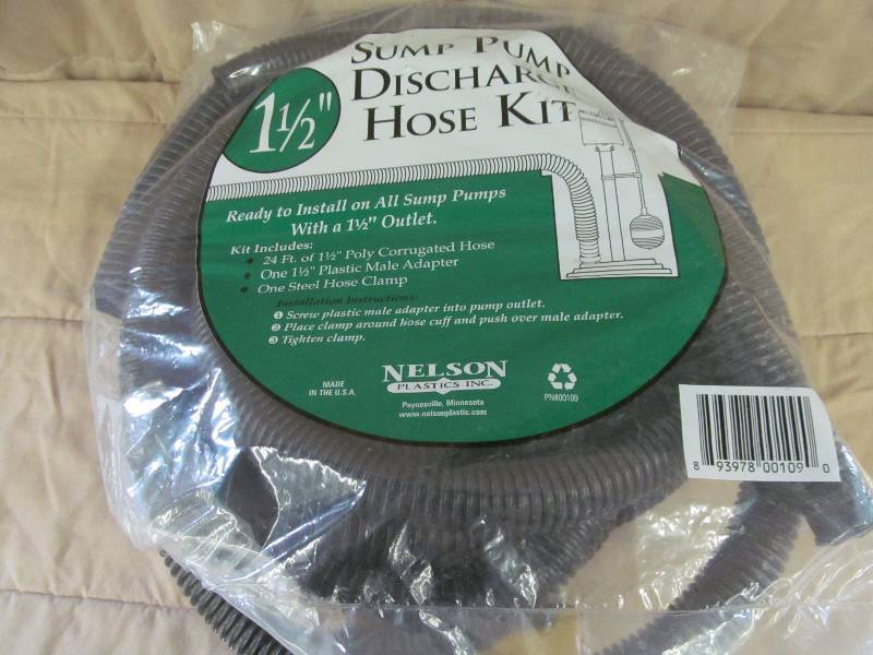 sump pump hose
