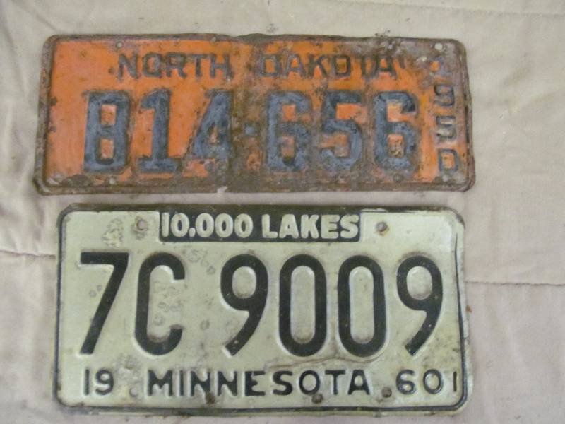 license plates