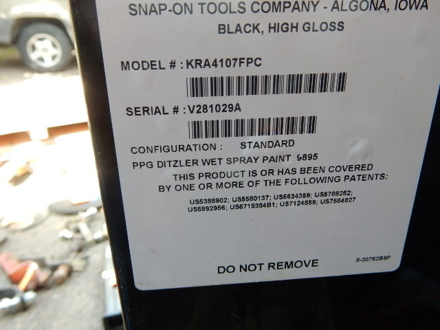 lot 1 image: Snap On Tool Box..