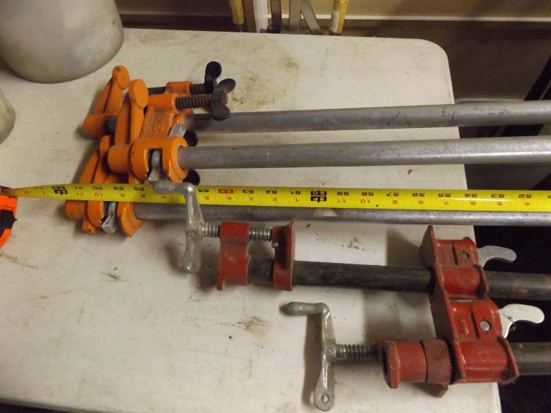 lot 283 image: Lot of Bar Clamps