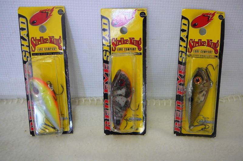 Red Eye Shad Strike King 3 Count