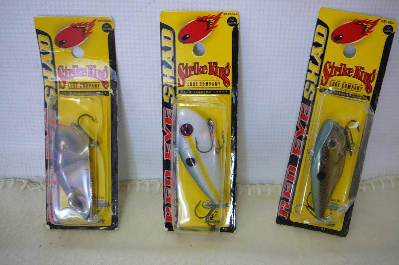 Red Eye Shad Strike King 3 Count