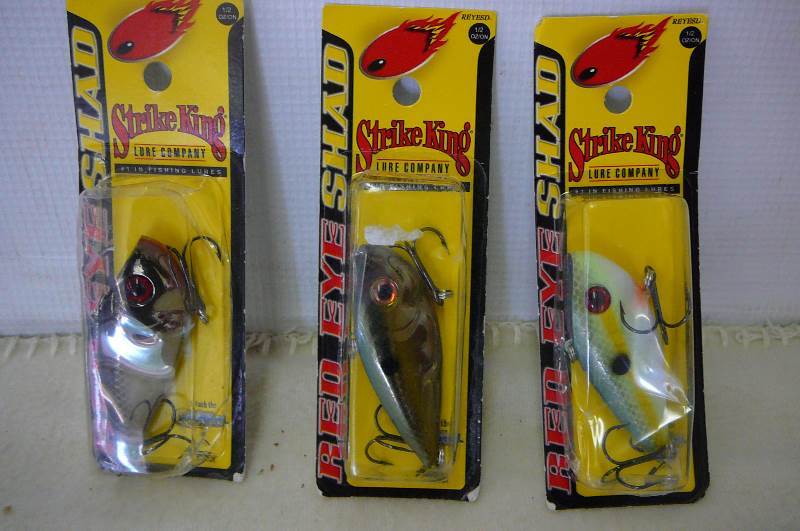 Red Eye Shad Strike King 3 Count
