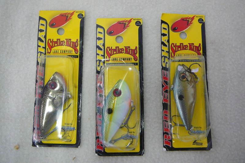Red Eye Shad Strike King 3 Count