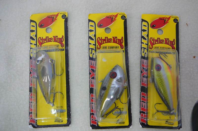 Red Eye Shad Strike King 3 Count