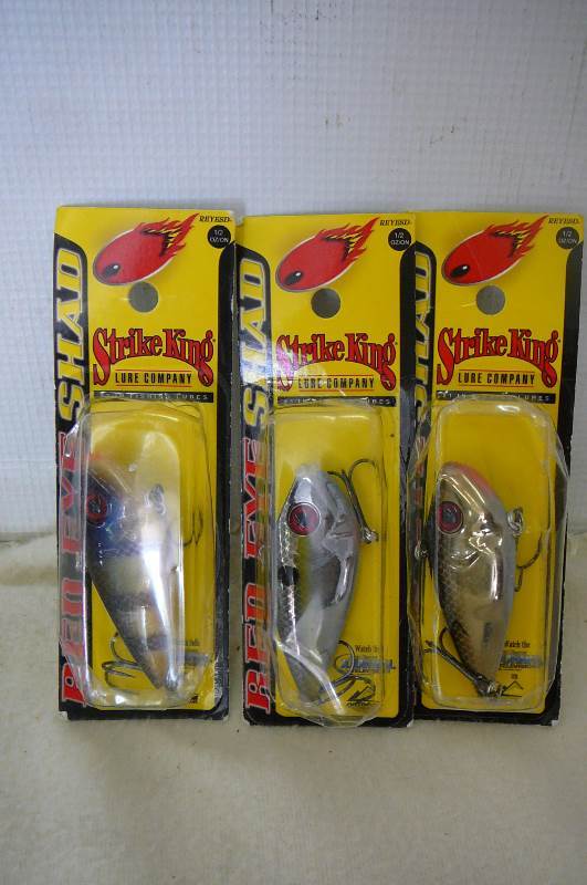 Red Eye Shad Strike King 2 Count