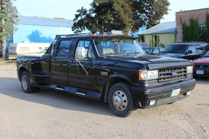 1990 Ford F350 XLT Lariat Crew Cab Long Box Dually RWD 7.5L 460 V8 ...