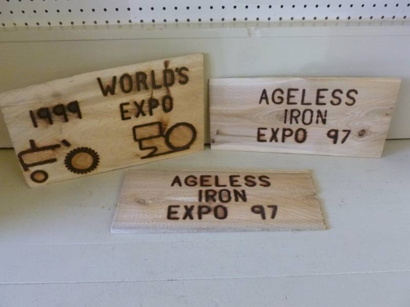lot 46 image: Wooden Signs