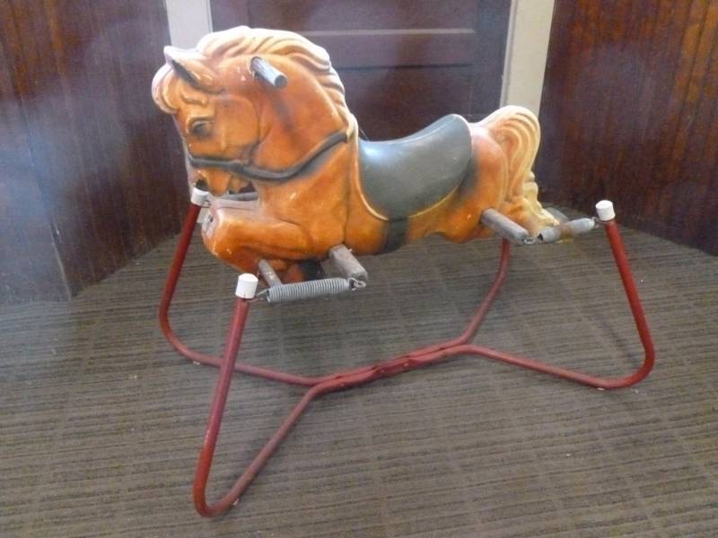 lot 51 image: Vintage Spring Horse