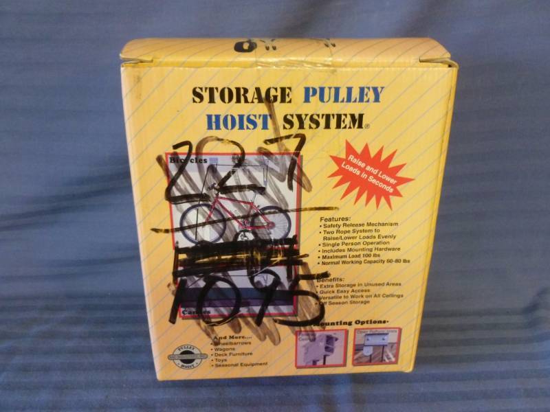 lot 102 image: Storage Pulley System