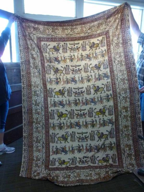 lot 283 image: Iranian Table Cloth