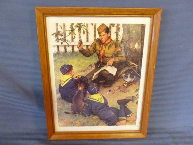 lot 340 image: Norman Rockwell Picture