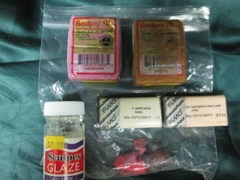 Sculper glaze and sculpey...
