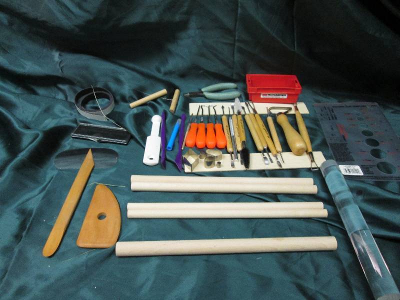 Polymer clay template and clay tool...