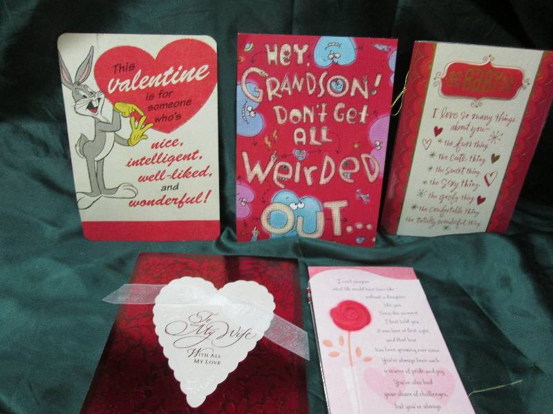 Assortment of Valentines cards...