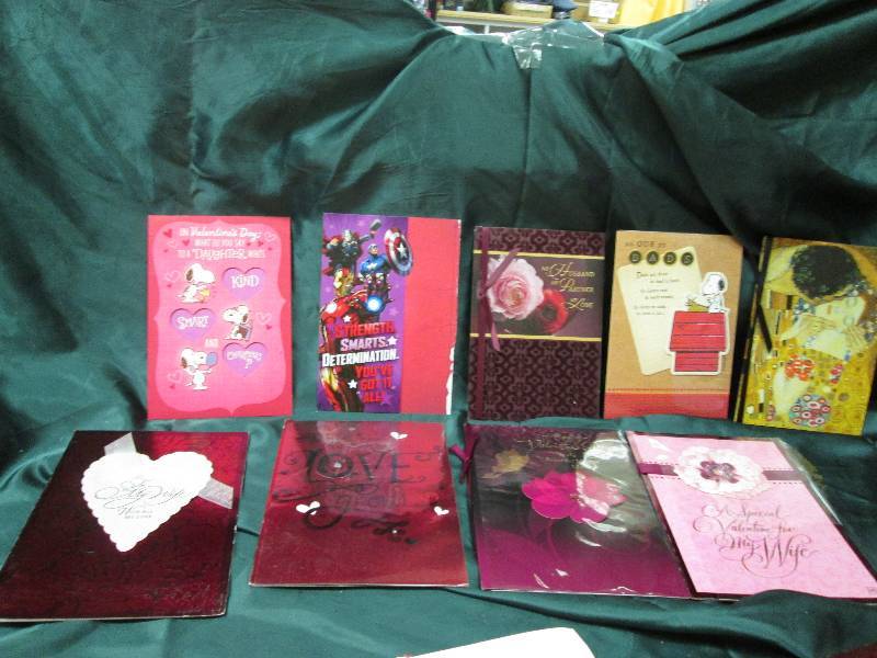 Assortment of Valentines cards...