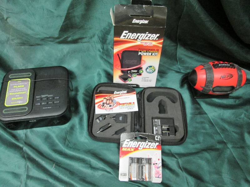 Energizer portable power kit, Nerf ...