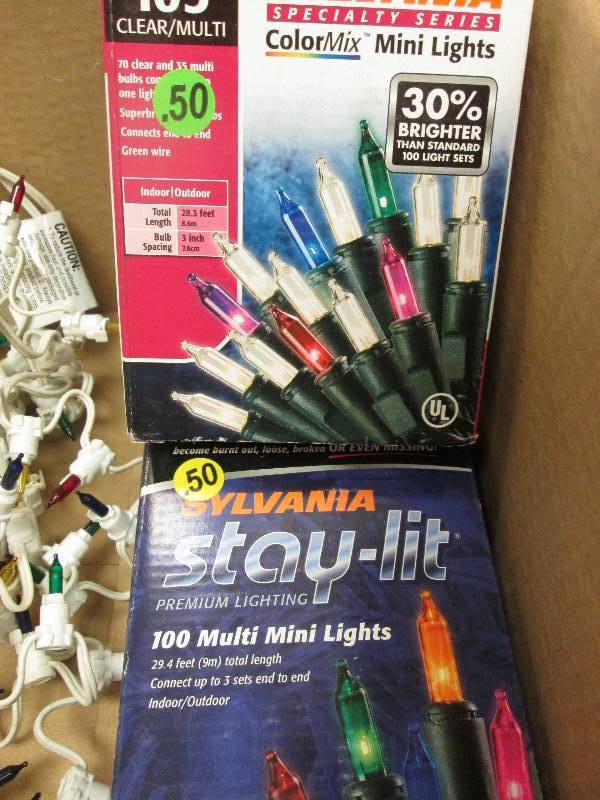 Sylvania  Stay-lit Christmas lights...