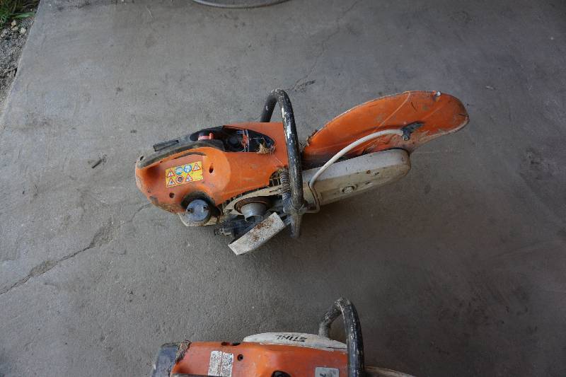 lot 29 image: Lot of 2 Stihl Brand ChopCu Off Saws