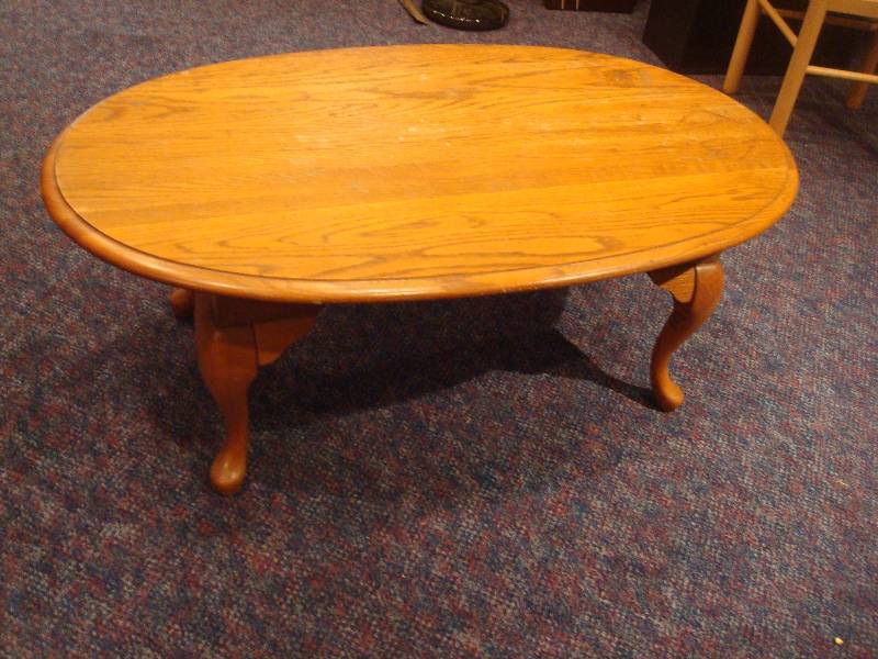 Wood Coffee Table, Some Wear