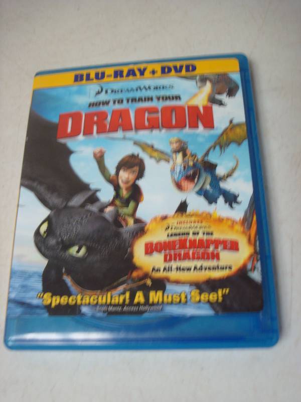 How To Train Your Dragon Blu Ray Disc, Works Fine