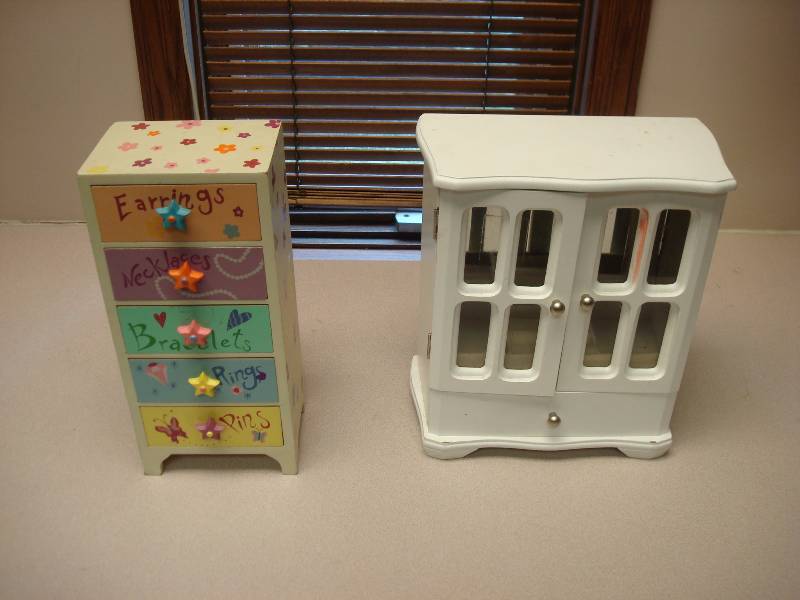 Pair Of Jewelry Boxes, May Show Slight Wear