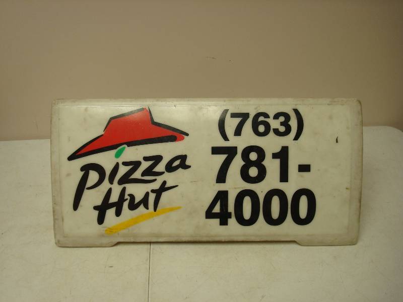 Pizza Hut Car Light, Untested