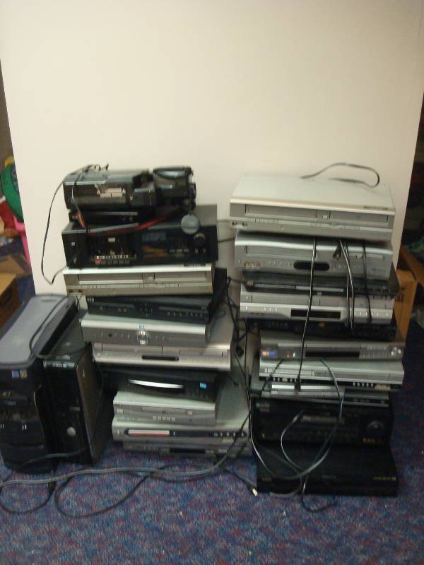 Large Lot Of Scrap Electronics, UNTESTED, Sold As Is For Scrap